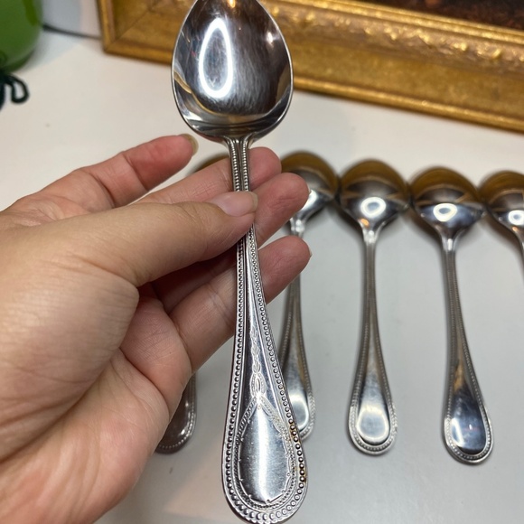 6 Towle Georgian House Bateman Stainless 18/8 Soup Spoon Japan - Picture 8 of 10